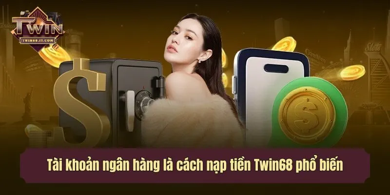 Tài khoản ngân hàng là cách nạp tiền Twin68 phổ biến