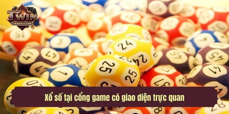 Xổ số tại cổng game có giao diện trực quan